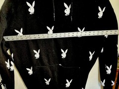 Misguided Playboy Hoodie With Playboy Emblem Print Long Sleeves