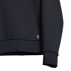 Rhone essentials performance hoodie jet black midweight moisture wicking sports