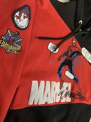 Johnny Blaze Spider-Man Hoodie Size M Marvel Rare Graphic Streetwear