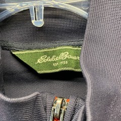 Eddie Bauer Sweatshirt Adult Small Blue Zip Up Sweater Mens Polyester Spandex