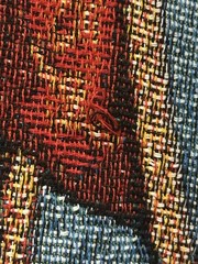One-Of-A-Kind Handmade Our Lady Of Guadalupe Woven Tapestry Hoodie Size Large