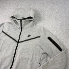 Nike Tech Fleece Windrunner Full Zip Jacket Mens XL Gray Activewear CU4489