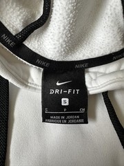 Nike Sweatshirt Mens Small White Dri FIT Pullover Hoodie Swoosh Logo Workout