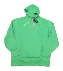 Polo Ralph Lauren Big & Tall Summer Emerald Green Cotton Blend Fleece Hoodie