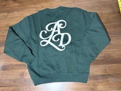 Aime Leon Dore Aimé Monogram Logo Crewneck Pine Grove Green Sweatshirt Sz Medium