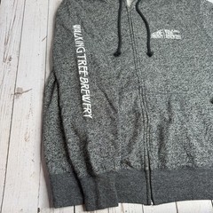 Walking Tree Brewery Full Zip Hoodie Vero Beach FL Stay Rooted Adult XL Gray