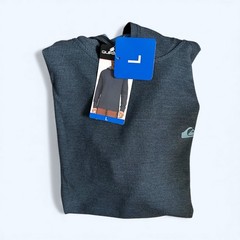 Quiksilver Men’s Textured Pullover Sweater Hoodie Blue Size L