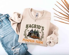 Hagrids Pumpkin Patch Sweatshirt Fall Sweatshirt Hagdrids Pumpkin Farm Shirt