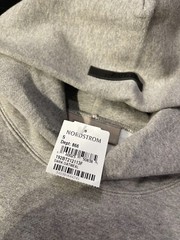NEW Fear of God Essentials Dark Oatmeal Gray Pullover Hoodie Size’s XS/S/M/L/XL