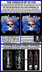 Pirate Skull Crossed Pistols Caribbean Loyal To None Eye Patch Sweatshirt WS149