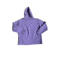 Yellow Label Co Heavyweight Cotton Pullover Hoodie Kangaroo Pocket Purple Men XL