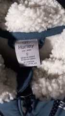 Hurley Men’s Long Sleeve Half Zip Sherpa Anorak Hoodie Small