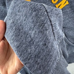 Champion Hoodie Mens Medium Gray Tri Blend Rayon Sweatshirt Retro Style New York