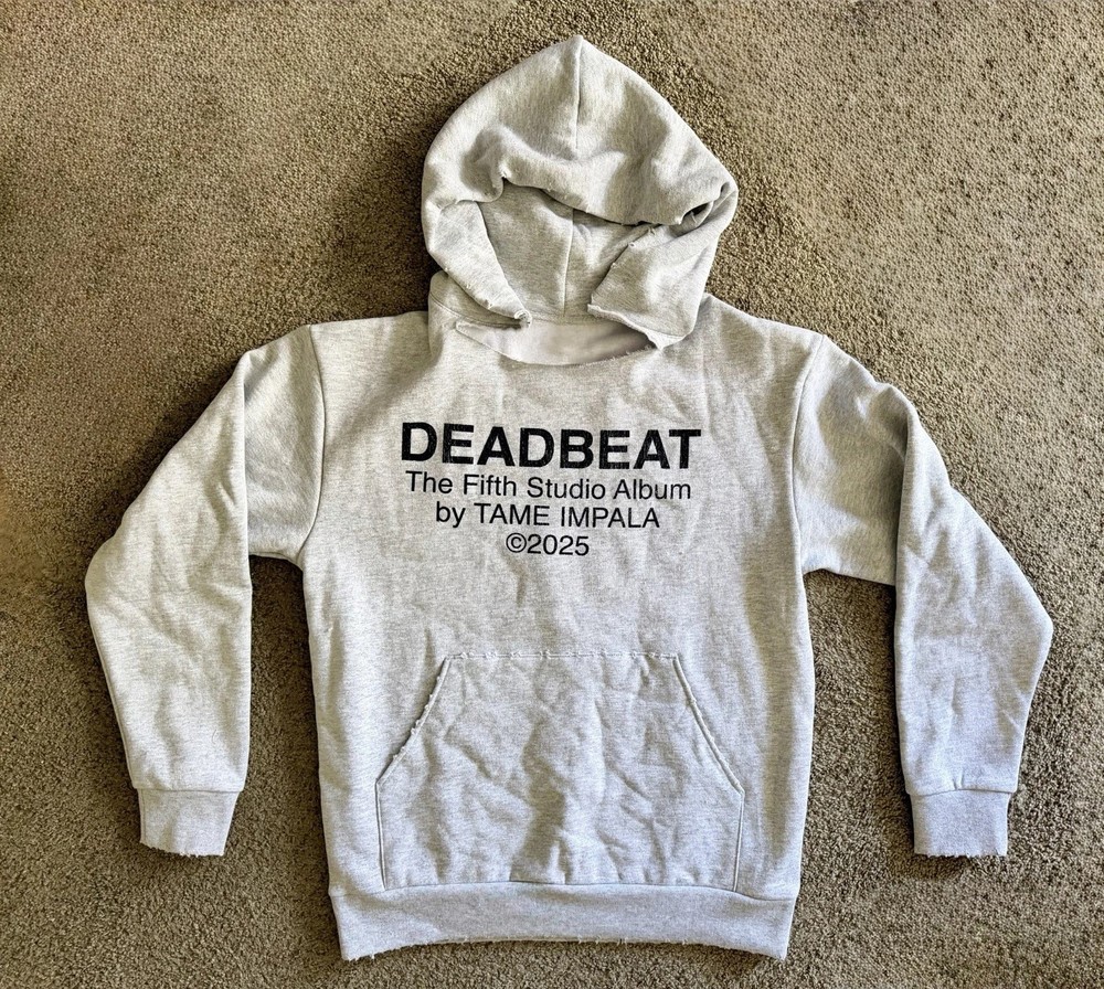 (Ash grey color) Deadbeat US Tour 2025 Graphic Hoodie Multiple Sizes Popular