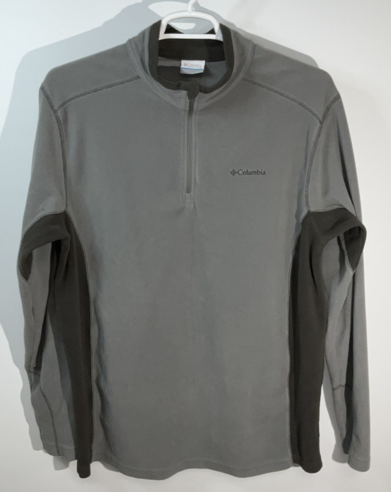 Columbia 1/4 Zip Sweatshirt Men’s Extra Large Gray