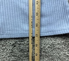 Hollister Hoodie Teens S Blue Full Zip Hooded Tagless Lightweight Slim Fit