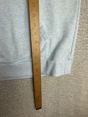 Criquet Collared Sweatshirt Men’s Large Heather Ice Blue Cotton Stretch Fleece