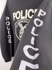 Vintage Memphis Police Department Organized Crime Unit Rare Sweatshirt XL 25×27