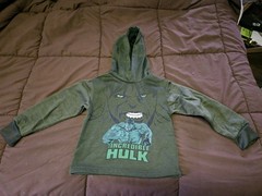 Hulk Hoodie Youth X Small