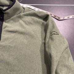 llbean Men’s All Season Access Fleece Pullover M Green New