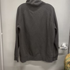 Mens H&M Black Hoodie Pullover Cloud Design Black And White Sz M