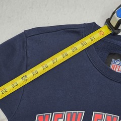 NFL New England Patriots Sweatshirt G-III Navy Blue Red White Stripe Mens Small