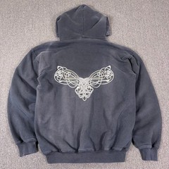 Celtic 3 Sided Trinity Knot Black White Hoodie Sweater Adult Large