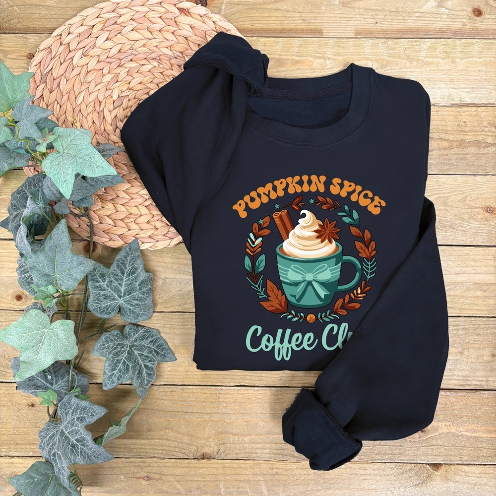 Pumpkin Spice Coffee Club Jumper | Autumn Sweatshirt | Pumpkin Spice Jumper