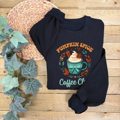 Pumpkin Spice Coffee Club Jumper | Autumn Sweatshirt | Pumpkin Spice Jumper