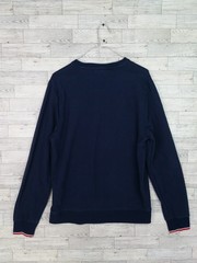Vintage Men’s Fila Navy Blue Red White Cotton Sweatshirt Sweater Top Size Medium