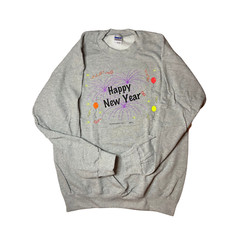 Happy New Year Crewneck Sweatshirt – Ugly Sweater Party – Holiday Gift Idea