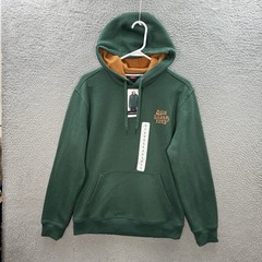 Quiksilver Sweatshirt Adult Small Green Hoodie Pullover Skater Surfer Grunge NEW