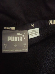 Juniors Black Puma Hoodie/ US Size S/ Juniors Apparel/Activewear/ PUMA