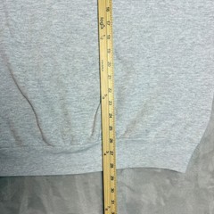 VTG 90s Tultex Blank Sweatshirt Men 2XL Light Gray Maximum Sweats Raglan Y2K