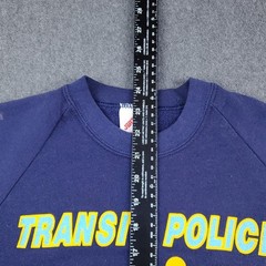 vintage nypd jerzees sweatshirt Size Large Transit Police Second To None USA