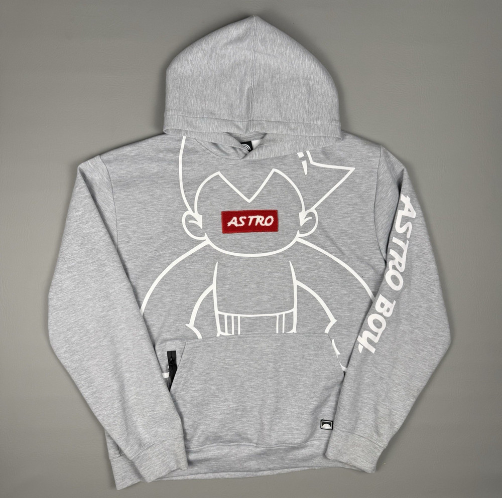 Astro Boy x Southpole Anime Hoodie Gray Mens XXL Sweatshirt Box Logo Mighty Atom