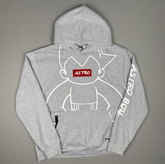 Astro Boy x Southpole Anime Hoodie Gray Mens XXL Sweatshirt Box Logo Mighty Atom