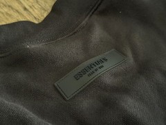 Essentials Fear of God Relaxed Crew Neck (Iron/Dark, Medium)