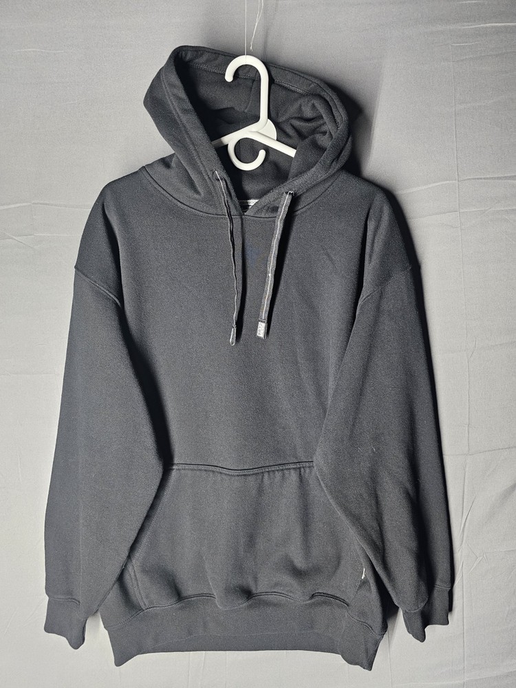 Pro Club Pullover Sweater Mens Large Black Heavy Weight Hoodie Kangaroo Pockets