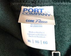 Port & Company HOODIE Men’s XL Full-Zip Hooded Sweatshirt Core Fleece PC78ZH