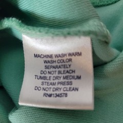 Vineyard Vines UNISEX Mint Green Half-Zip Pullover Pima Cotton Whale Logo