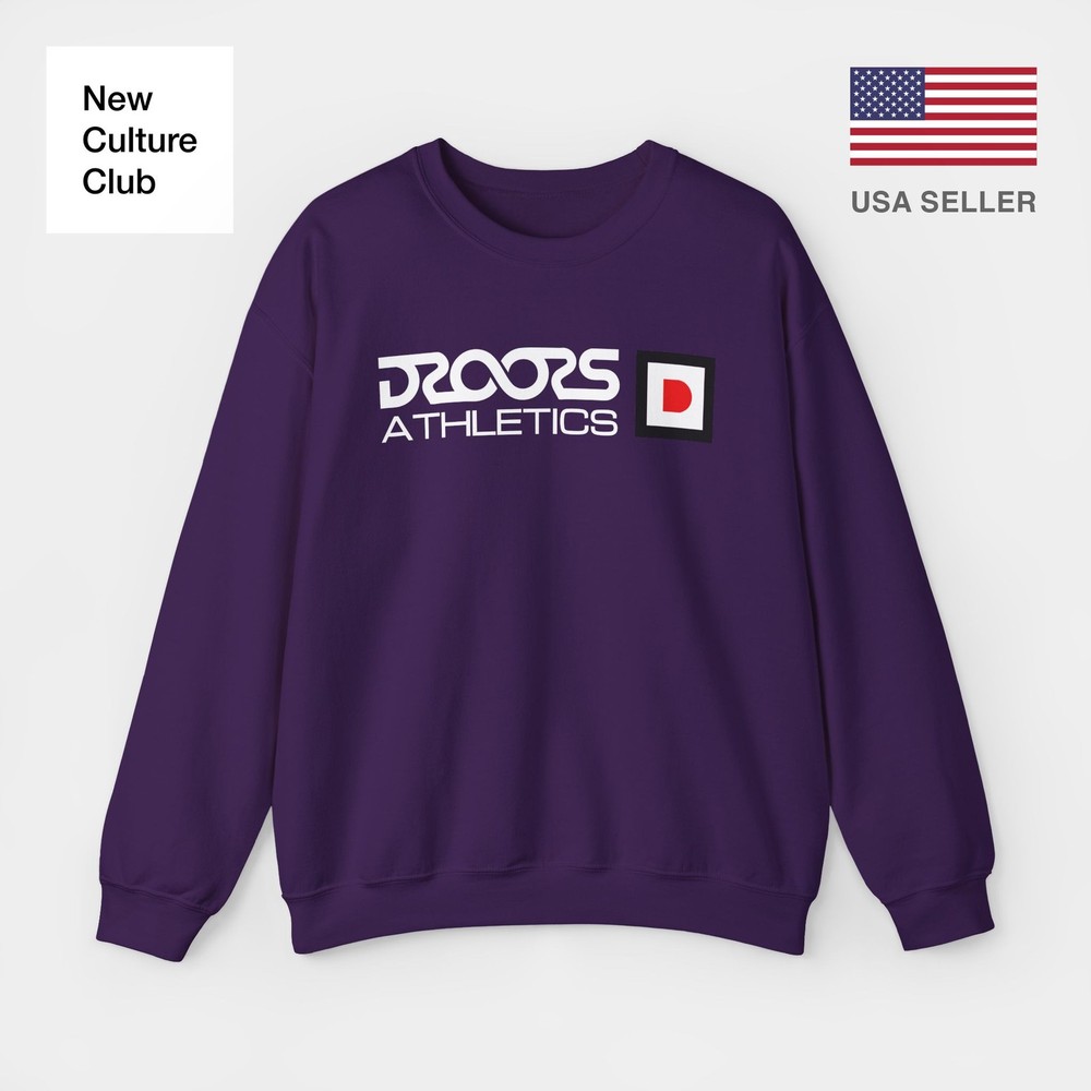 Droors Athletics Infinity 90s Skateboard Elements Classic Crewneck Sweatshirt