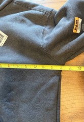 CARHARTT Rain Defender Zip Front Hoodie Jacket HEATEHER GRAY Adult Small NEW