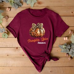 Animal Print Pumpkin Spice Jumper | Autumn Sweatshirt | Pumpkin Spice Jumper