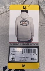 Quiksilver Men’s Size Medium Graphic Pullover Hoodie (Cream)