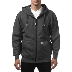 Pro Club Men’s Heavyweight Full Zip Fleece Hoodie