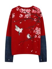 Niepce Unisex Rebirth of Spring Graphic Pullover Streetwear Japanese Sweater