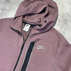 Nike Sportswear Tech Fleece Full-Zip Hoodie Stardust Redstone Men’s Sz Small