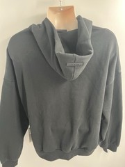 Fear of God Essentials Men’s Arch Logo Jet Black Pullover Hoodie Size Large