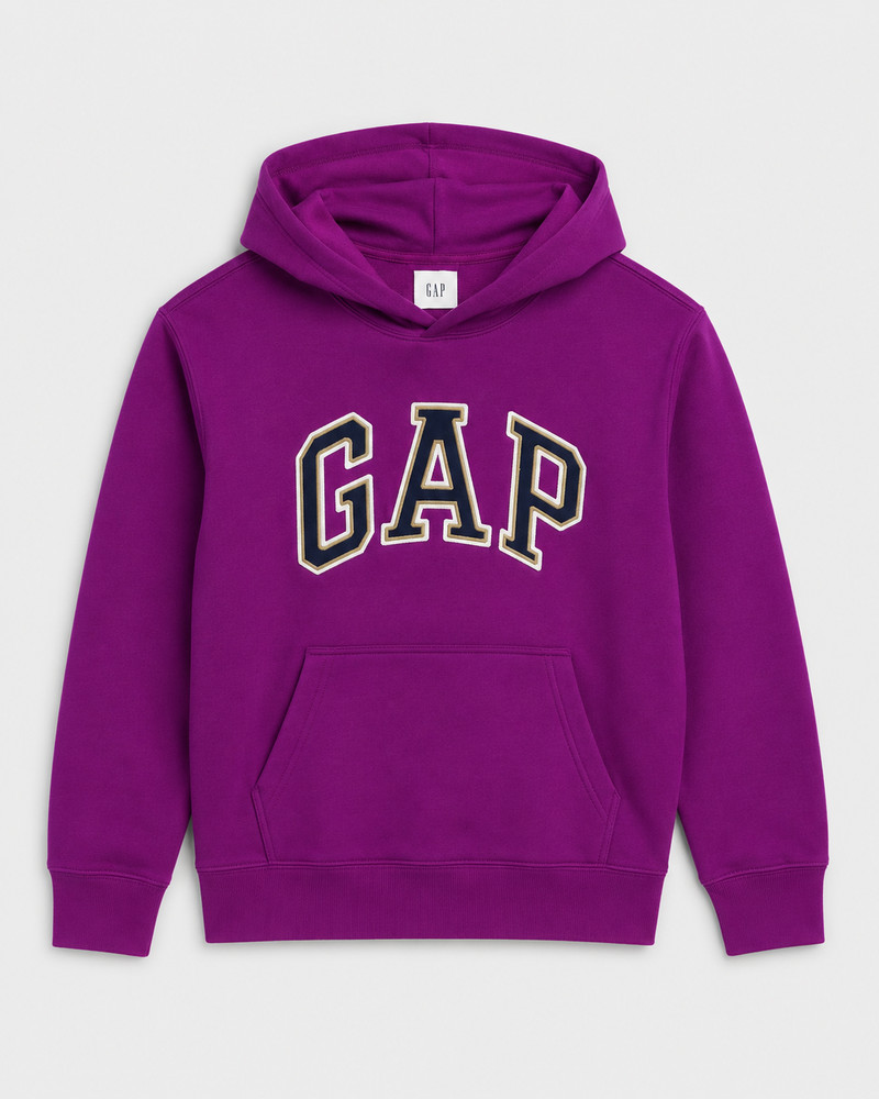 GAP LOGO HOODIE PURPLE PULLOVER SWEATSHIRT **CHOOSE SIZE**